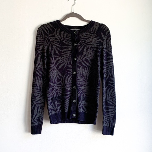 Proenza Schouler for Target botanical fern sweater cardigan X small pre-owned - Picture 6 of 10